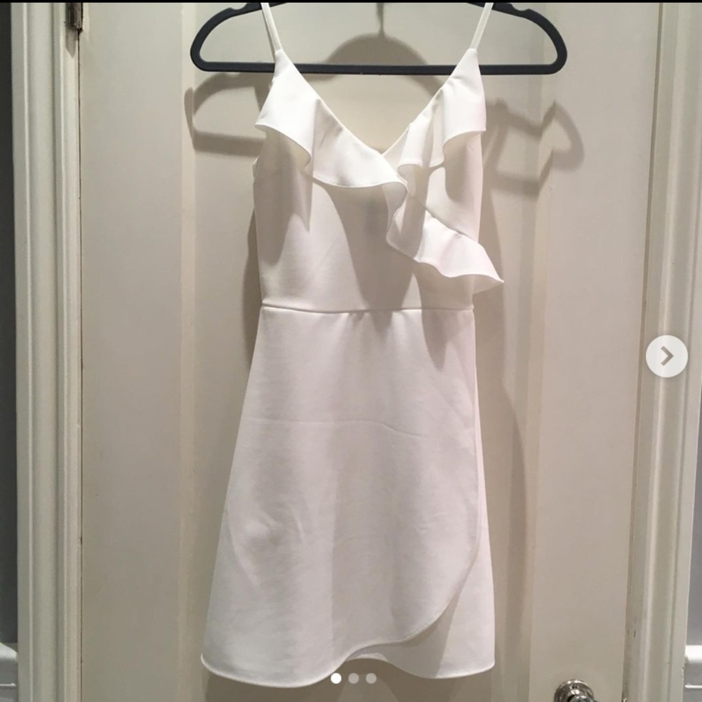 Mini White Aqua Dress